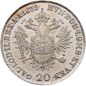 Franz I. (II.), 20 Kreuzer 1832, A, Vienna