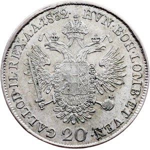Franz I. (II.), 20 Kreuzer 1832, C, Prague