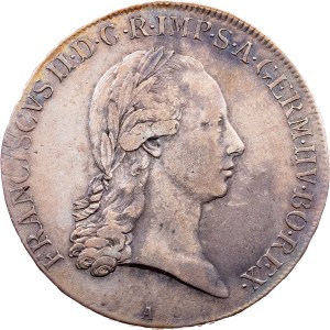 Franz I. (II.), 1/2 Thaler 1793, A, Vienna
