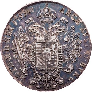 Franz I. (II.), 1/2 Thaler 1793, A, Vienna