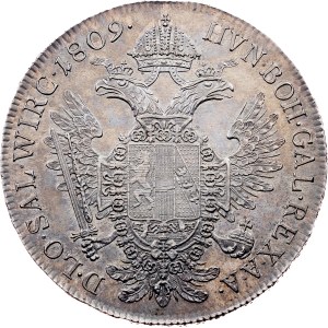 Franz I. (II.), 1/2 Thaler 1809, A, Vienna
