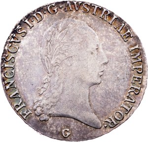 Franz I. (II.), 1/2 Thaler 1821, G, Nagybánya
