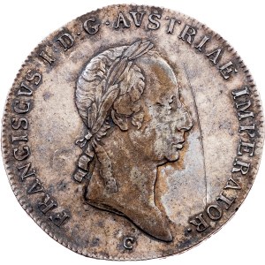 Franz I. (II.), 1/2 Thaler 1826, C, Prague