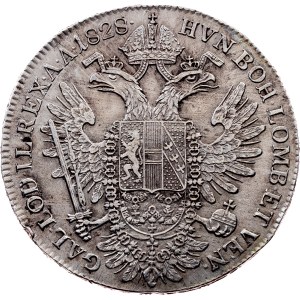 Franz I. (II.), 1/2 Thaler 1828, A, Vienna