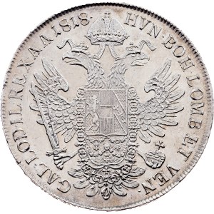 Franz I. (II.), 1 Thaler 1818, V, Venezia
