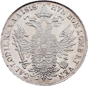 Franz I. (II.), 1 Thaler 1818, V, Venezia