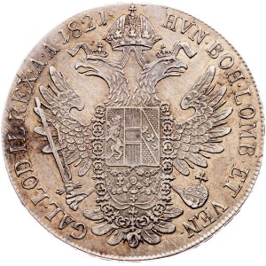 Franz I. (II.), 1 Thaler 1821, C, Prague