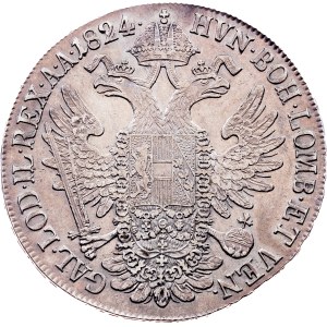 Franz I. (II.), 1 Thaler 1824, B, Kremnitz