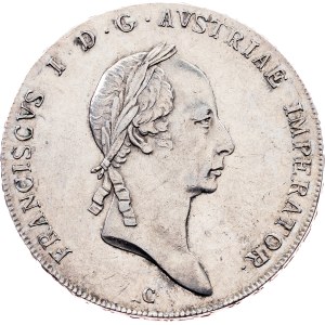Franz I. (II.), 1 Thaler 1825, C, Prague