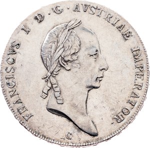 Franz I. (II.), 1 Thaler 1825, C, Prague