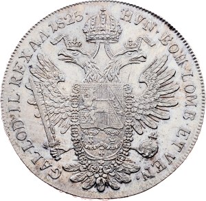 Franz I. (II.), 1 Thaler 1825, C, Prague