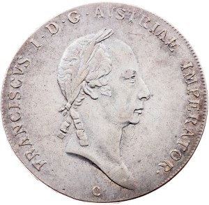 Franz I. (II.), 1 Thaler 1826, C, Prague
