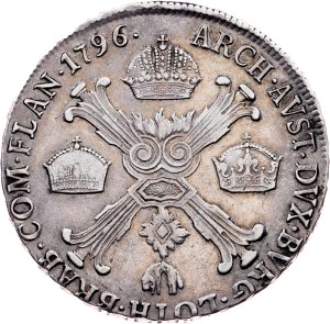 Franz I. (II.), 1/2 Thaler 1796, F, Hall