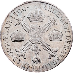 Franz I. (II.), 1 Thaler 1800, M, Milan