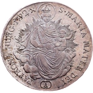 Franz I. (II.), 1/2 Thaler, Hungarian type 1792, A, Vienna