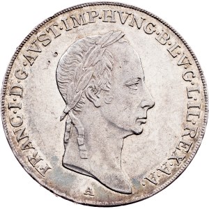 Franz I. (II.), 1/2 Thaler, Hungarian type 1830, A, Vienna