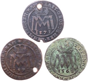 Maximilian II., Rechenpfennig 1568, 1572, 1573, Kuttenberg, Prague