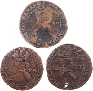 Rudolph II., Raitpfennig 1584, 1590, 1607, Kuttenberg, Prague