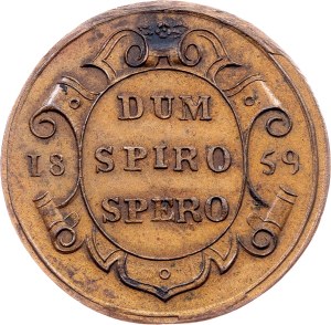 Franz Joseph I., Rechenpfennig 1859