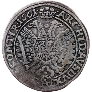 Leopold I., 15 Kreuzer 1661, Vienna