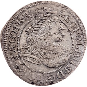 Leopold I., 6 Kreuzer 1674, SHS, Breslau