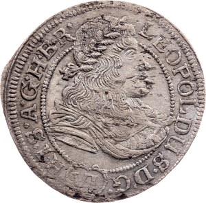 Leopold I., 6 Kreuzer 1674, SHS, Breslau