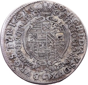 Leopold I., 15 Kreuzer 1680, Graz