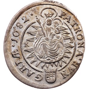Leopold I., 6 Kreuzer 1682, KB, Kremnitz