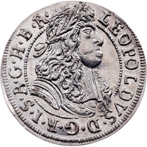 Leopold I., 3 Kreuzer 1689, Hall