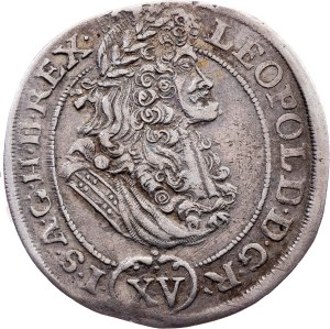 Leopold I., 15 Kreuzer 1691, KB, Kremnitz