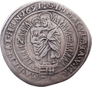 Leopold I., 15 Kreuzer 1691, NB, Nagybanya