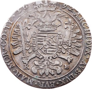 Leopold I., 1 Thaler 1692, KB, Kremnitz