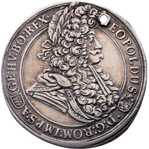 Leopold I., 1 Thaler 1695, KB, Kremnitz