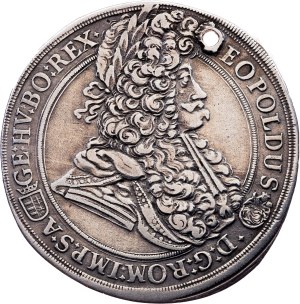 Leopold I., 1 Thaler 1695, KB, Kremnitz