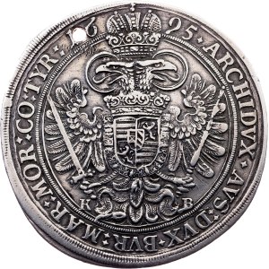 Leopold I., 1 Thaler 1695, KB, Kremnitz
