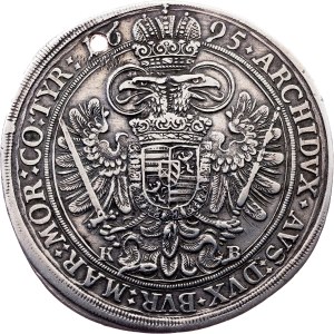 Leopold I., 1 Thaler 1695, KB, Kremnitz