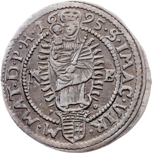 Leopold I., 3 Kreuzer 1695, NB, Nagybanya