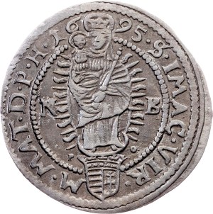 Leopold I., 3 Kreuzer 1695, NB, Nagybanya