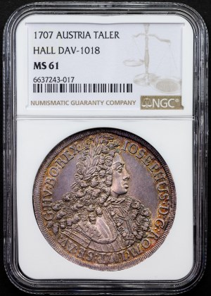 Joseph I., 1 Thaler 1707, Hall