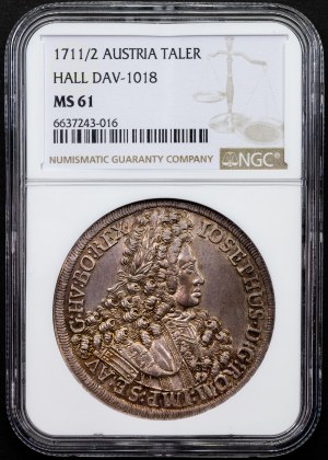 Joseph I., 1 Thaler 1711, Hall