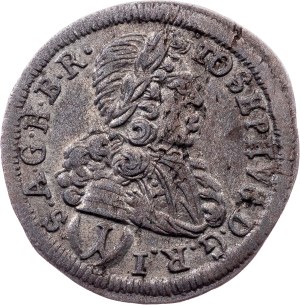 Joseph I., 1 Kreuzer 1711, IFK, Hermannstadt