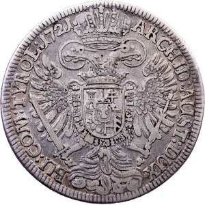Charles VI., 1 Thaler 1721, Hall