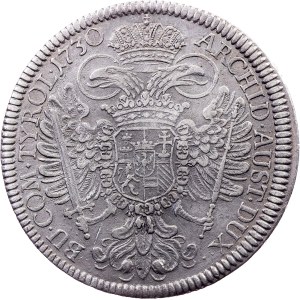 Charles VI., 1 Thaler 1730, Hall