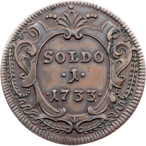 Charles VI., 1 Soldo 1733