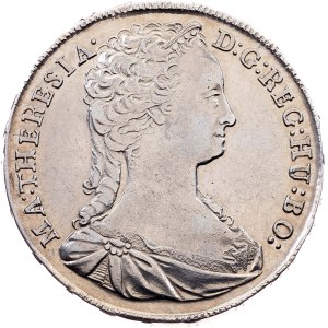 Maria Theresia, 1/2 Thaler 1743, KB, Kremnitz