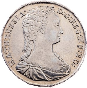 Maria Theresia, 1/2 Thaler 1743, KB, Kremnitz