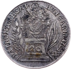 Maria Theresa, 20 Kreuzers 1765, Kremnitz
