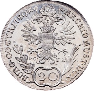 Maria Theresia, 20 Kreuzer 1780, I.C.-F.A., Vienna