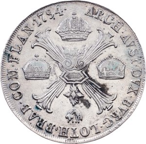 Franz I. (II.), 1 Kronenthaler 1794, Milan