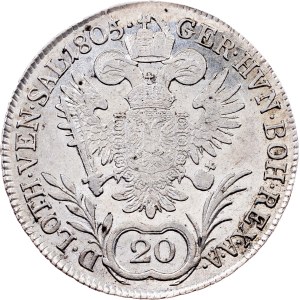 Franz I. (II.), 20 Kreuzer 1805, Kremnitz